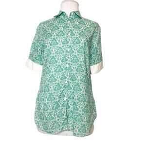 Paul & joe floral print collared shirt